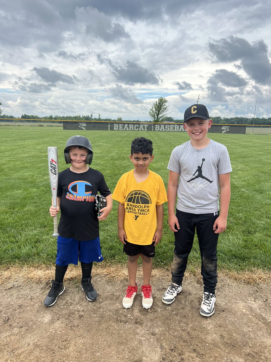 Bearcat Baseball Camp MVPs:

Day 1: Tucker Ridgway
Day 2: Braylon Wright
Day 3: Mack Jaecques