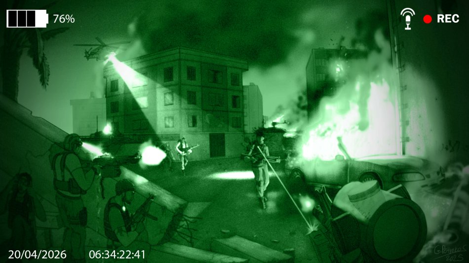 designbybell_'s tweet photo. Lock in. No second chances when the city's burning behind you.
#FPSArt #WarzoneVibes #MilitaryScene #ActionArt #TacticalOps #VisualStory #DigitalScene #illustration https://t.co/gMlculFQcr