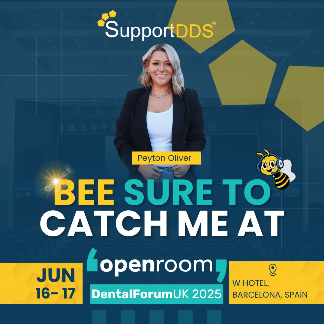 SupportDds's tweet photo. 💡 Imagine freeing up your dental team to focus on what matters most — your patients.

Meet Peyton and see how a virtual workforce can unlock new potential for your practice.

 #DentalInnovation #SupportDDS #DentalForumUK #VirtualSuccess #GrowYourPractice https://t.co/Op8OHrQ5O5
