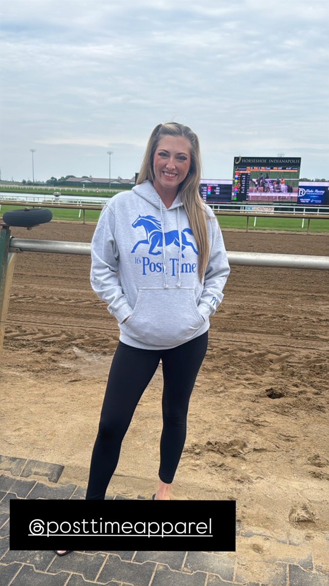 RacingRachelM's tweet image. Shout out to @PostTimeApparel be sure to check them out they have super nice stuff!!