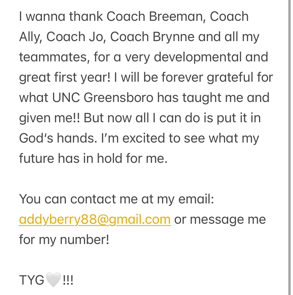 AddisynBerry's tweet image. Due to God’s plan…

I will be entering the transfer portal with three years of eligibility!

@SoftballPortal @scan1ansports @FastPitchMyLife @SoftballDown @d1fastpitch1 @ExtraInningSB @SBRRetweets @NCAASoftball