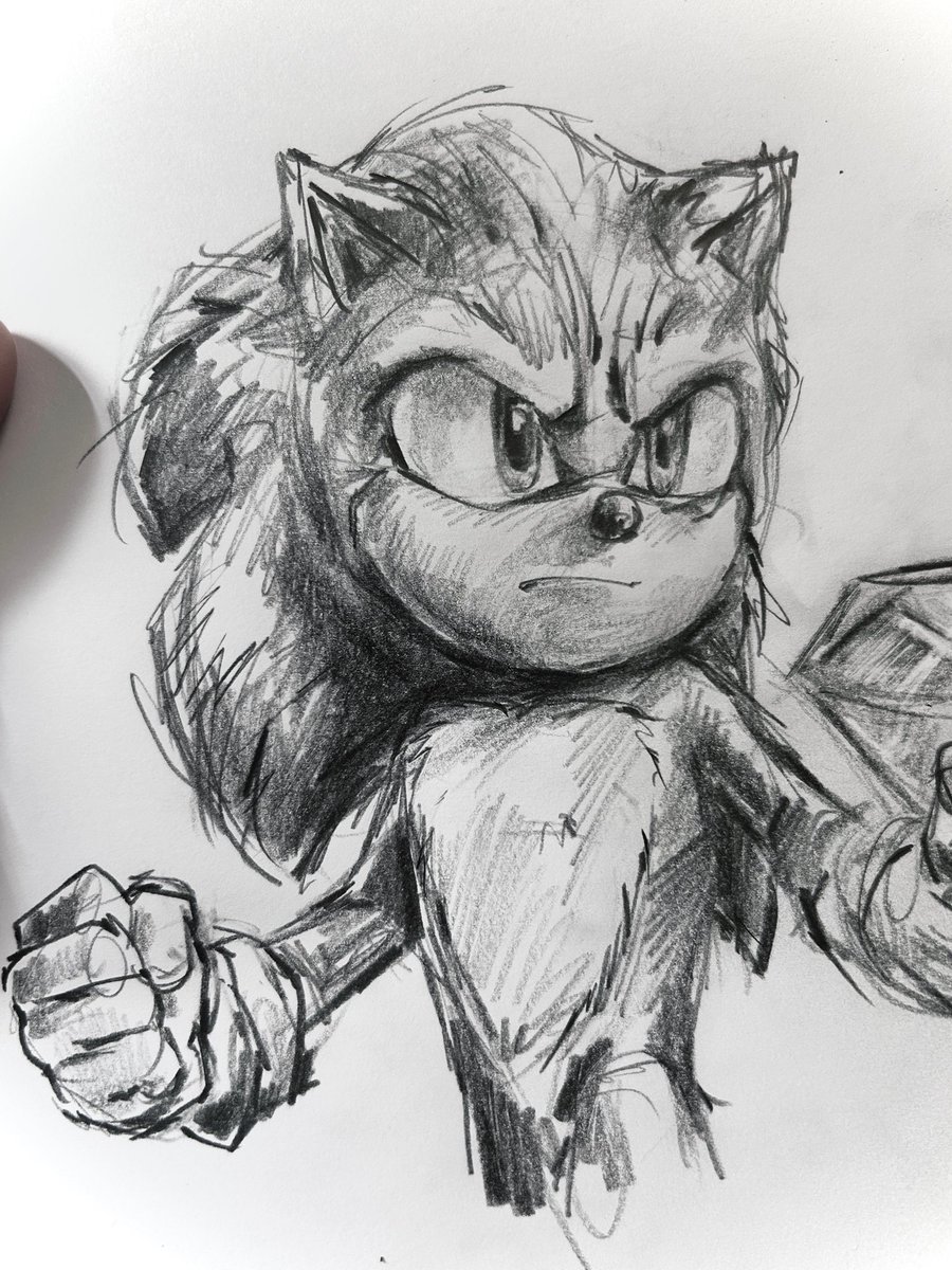 it always makes me feel better drawing him #SonicMovie3