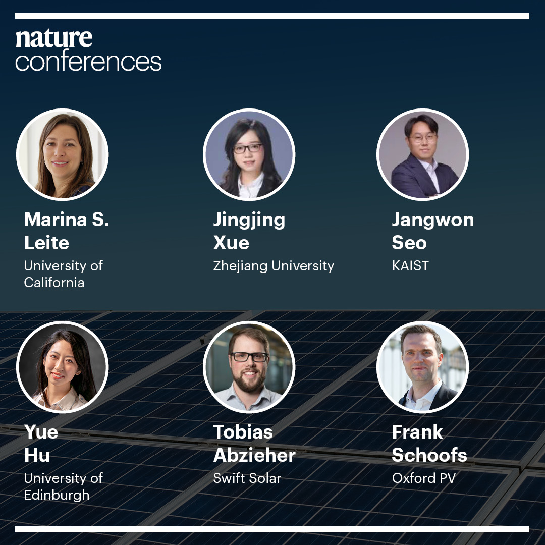 Nature Conferences (@natureconf) on Twitter photo Today is the last day of early-bird registration⚠️
Hear the latest #perovskite breakthroughs from <a href="/DingKaining/">Kaining Ding</a> <a href="/AngeleReinders/">Angèle Reinders</a> <a href="/maloima/">Maria Antonietta Loi</a> <a href="/AngeleReinders/">Angèle Reinders</a> <a href="/YHu_UoE/">Yue HU</a> <a href="/UCDavisCOE/">UC Davis College of Engineering</a> <a href="/HKUniversity/">The University of Hong Kong</a> <a href="/sjtu1896/">Shanghai Jiao Tong University</a> <a href="/KAIST_CBE/">CBE KAIST</a> <a href="/ZJU_China/">Zhejiang University</a> <a href="/SwiftSolarPV/">Swift Solar</a>
Secure your spot 👉go.nature.com/3WWp4uX Today is the last day of early-bird registration⚠️
Hear the latest #perovskite breakthroughs from <a href="/DingKaining/">Kaining Ding</a> <a href="/AngeleReinders/">Angèle Reinders</a> <a href="/maloima/">Maria Antonietta Loi</a> <a href="/AngeleReinders/">Angèle Reinders</a> <a href="/YHu_UoE/">Yue HU</a> <a href="/UCDavisCOE/">UC Davis College of Engineering</a> <a href="/HKUniversity/">The University of Hong Kong</a> <a href="/sjtu1896/">Shanghai Jiao Tong University</a> <a href="/KAIST_CBE/">CBE KAIST</a> <a href="/ZJU_China/">Zhejiang University</a> <a href="/SwiftSolarPV/">Swift Solar</a>
Secure your spot 👉go.nature.com/3WWp4uX