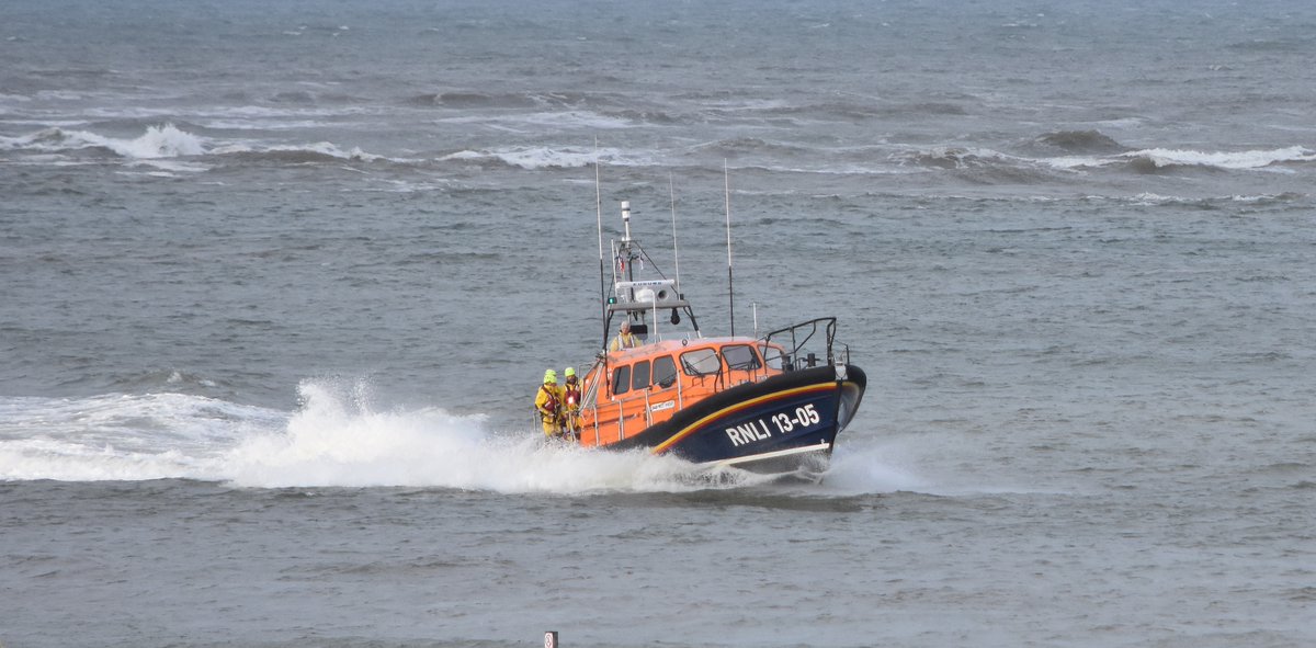 Callout at 7.44pm to join a search for a missing man but the lifeboat crew were stood down soon after launching when the incident was resolved.