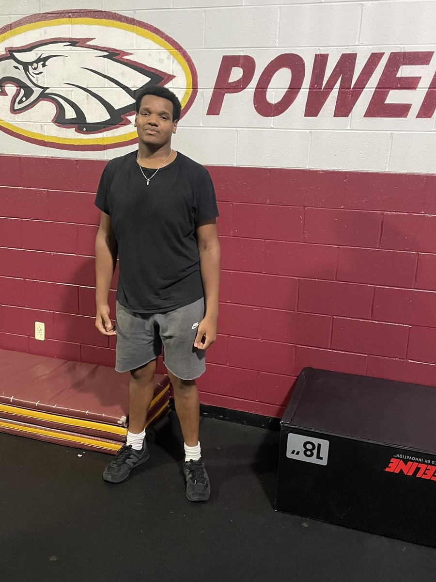 🦅Iron Eagle of the Week🦅
5/26-5/29

Jaden Clark 28’ OL/DL
6’6 ATH! 

Jaden is a triple threat for us, he has GREAT grades, GREAT character, &amp; is a GREAT Football player. A bright future for this young man as he will open up plenty of eyes this Fall for the Golden Eagles.