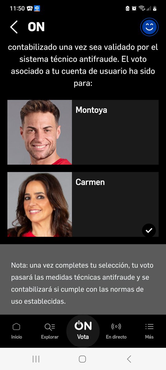 Voto para