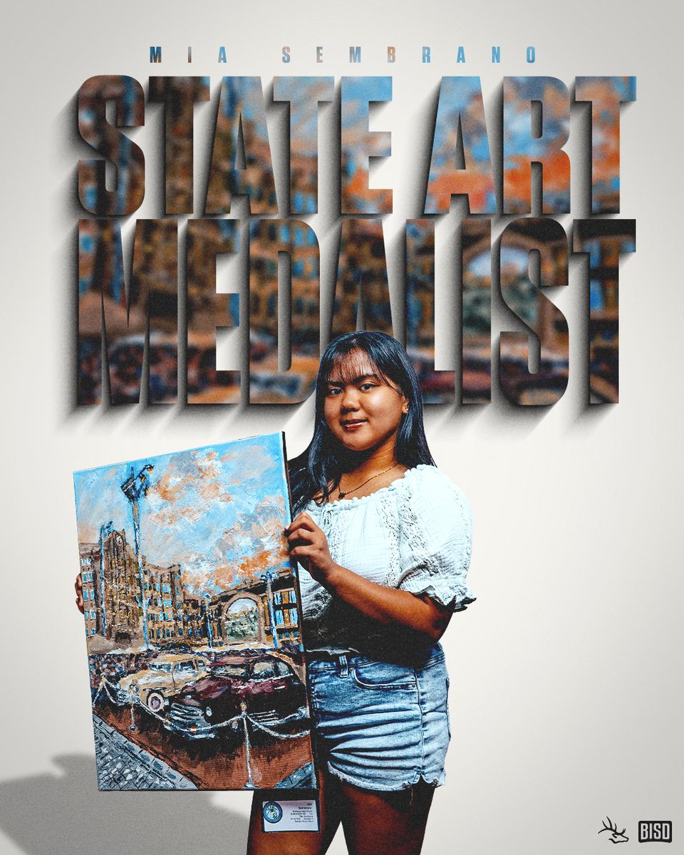 BurlesonISD (@burlesonisd) on Twitter photo Mia Sembrano medaled at the State Visual Arts Scholastic Event (VASE) with an Exemplary Rating (IV). Congratulations! ๐
<a href="/BHSElks/">Burleson High School</a> | #BISDstandout #BISDgreatness Mia Sembrano medaled at the State Visual Arts Scholastic Event (VASE) with an Exemplary Rating (IV). Congratulations! ๐
<a href="/BHSElks/">Burleson High School</a> | #BISDstandout #BISDgreatness