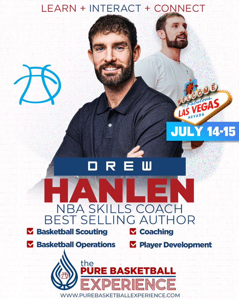 The Pure Basketball Experience (@puresweatevents) on Twitter photo 🔥He’s back 🔥
NBA Skills Coach <a href="/DrewHanlen/">Drew Hanlen</a> is headlining the Pure Basketball Experience this July in Vegas.
Learn how the mental side of coaching fuels the game’s biggest stars like Haliburton, Embiid, Tatum, & more.
🎟️Register + Save before June 15: hubs.li/Q03pRrG60 🔥He’s back 🔥
NBA Skills Coach <a href="/DrewHanlen/">Drew Hanlen</a> is headlining the Pure Basketball Experience this July in Vegas.
Learn how the mental side of coaching fuels the game’s biggest stars like Haliburton, Embiid, Tatum, & more.
🎟️Register + Save before June 15: hubs.li/Q03pRrG60