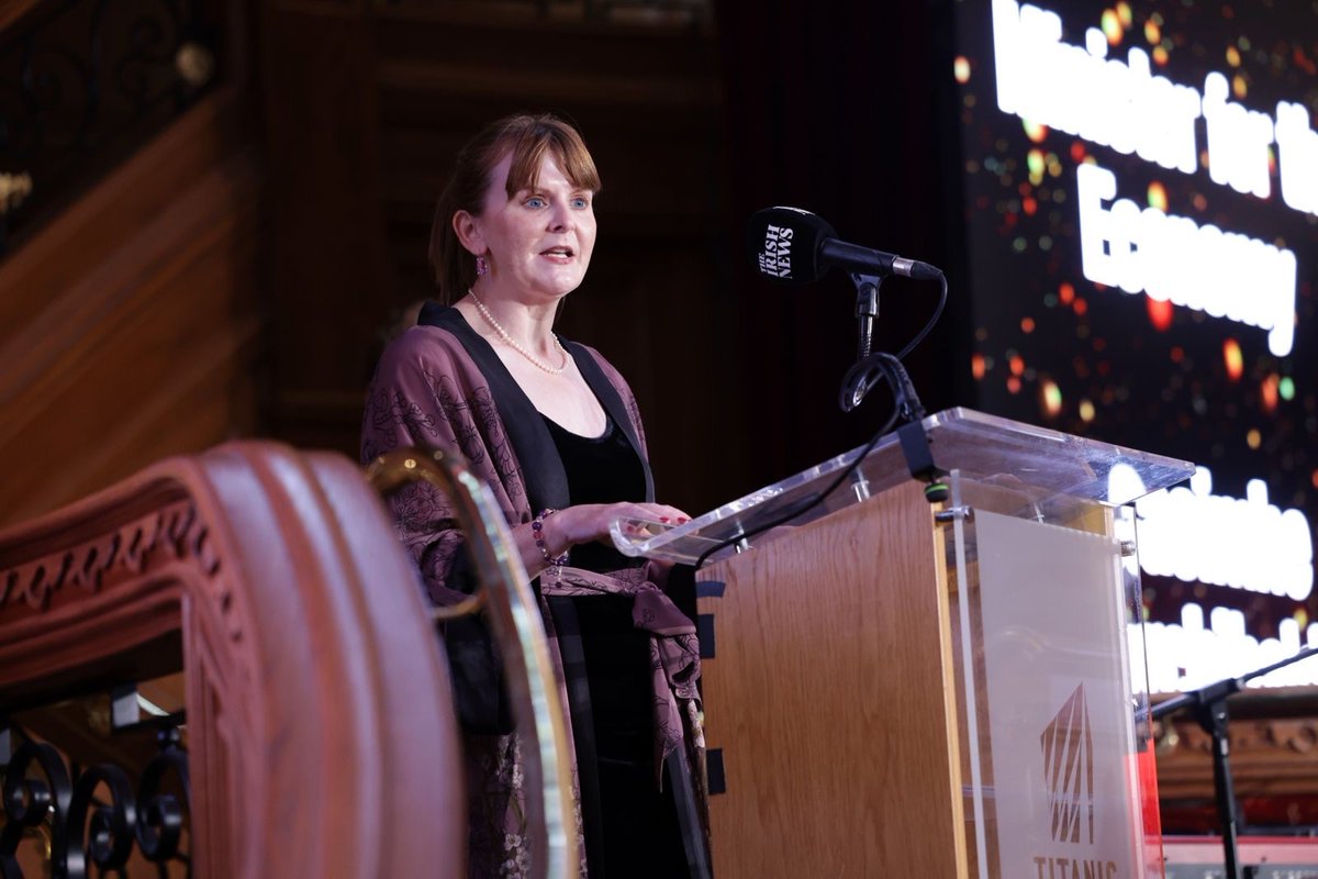 Economy NI (@economy_ni) on Twitter photo Economy Minister Dr <a href="/CArchibald_SF/">Caoimhe Archibald MLA</a> has attended this evening’s <a href="/irish_news/">The Irish News</a> Workplace & Employment Awards 2025.
Speaking at the event the Minister said: “These awards showcase our immensely talented workforce and the many businesses across the north who create the conditions to Economy Minister Dr <a href="/CArchibald_SF/">Caoimhe Archibald MLA</a> has attended this evening’s <a href="/irish_news/">The Irish News</a> Workplace & Employment Awards 2025.
Speaking at the event the Minister said: “These awards showcase our immensely talented workforce and the many businesses across the north who create the conditions to