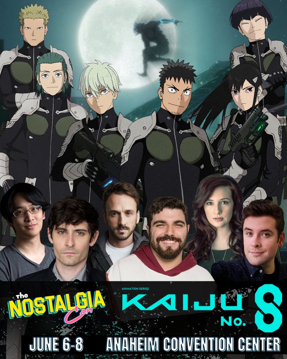 📢📢ANAHEIM 📢📢
‼️We have the defensive force of Kaiju No. 8 coming to #TheNostalgiaCon June 6th-8th‼️
You aren't gonna wanna miss this, buy your tickets today!! 
tixr.com/groups/thenost…