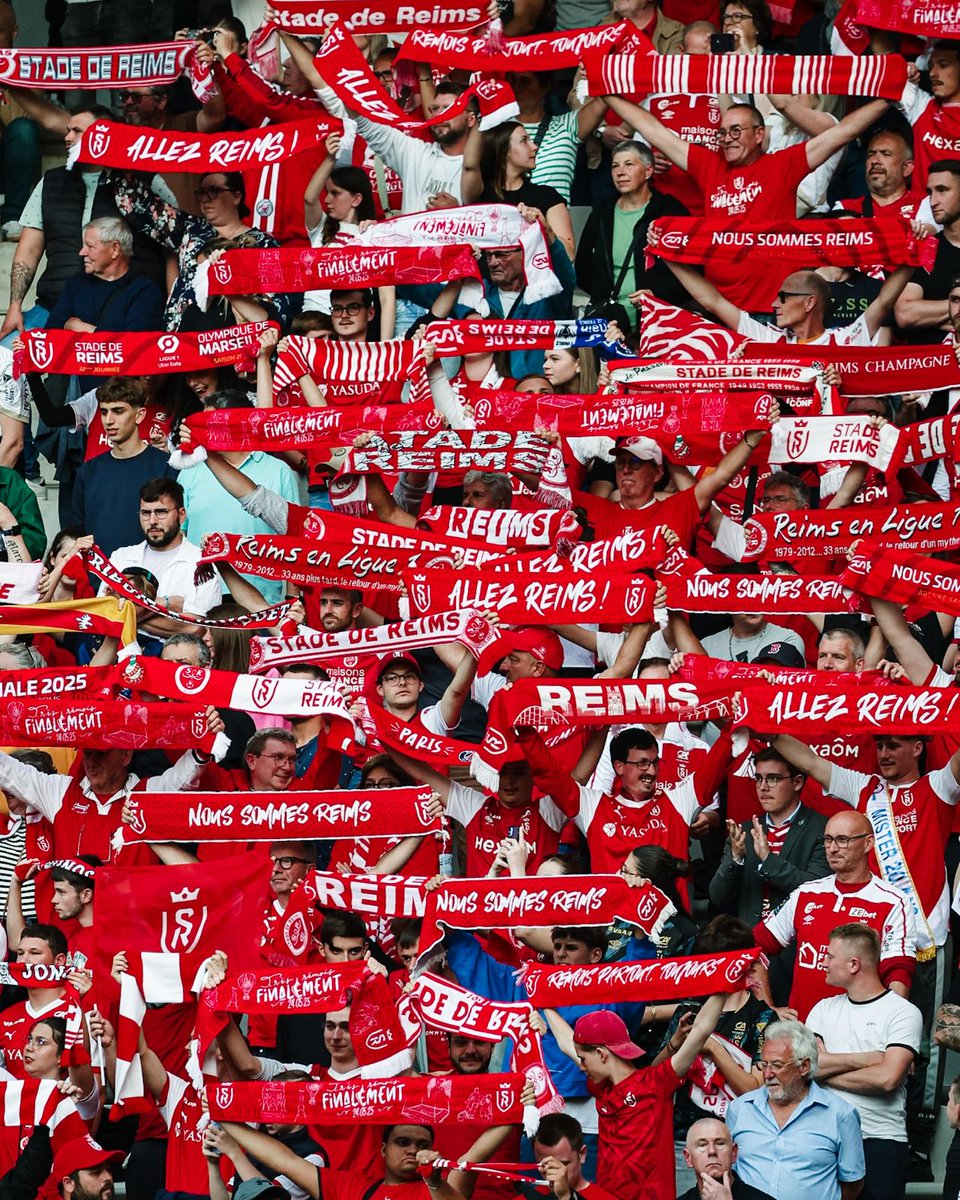 StadeDeReims's tweet image. Après 7 saisons consécutives dans l’élite du football français, le Stade de Reims évoluera en Ligue 2 BKT la saison prochaine. 

La déception est grande, la peine immense et la déconvenue bien réelle. De ces sentiments et des bilans qui seront tirés de cet échec doit naitre une…