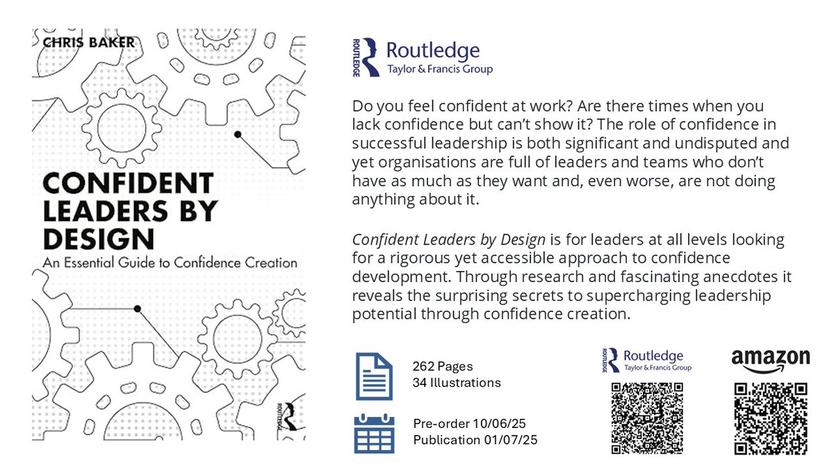 Chris Baker FCCT (@drchriswb) on Twitter photo Well the Countdown has started. Ironically it took 4 years to find the confidence to write a book about confidence 🤣 Watch this space for an avalanche of promotional posts over the next 30 days. Pre-order June 10 + Launch July 1st. <a href="/routledgebooks/">Routledge Books</a> Well the Countdown has started. Ironically it took 4 years to find the confidence to write a book about confidence 🤣 Watch this space for an avalanche of promotional posts over the next 30 days. Pre-order June 10 + Launch July 1st. <a href="/routledgebooks/">Routledge Books</a>