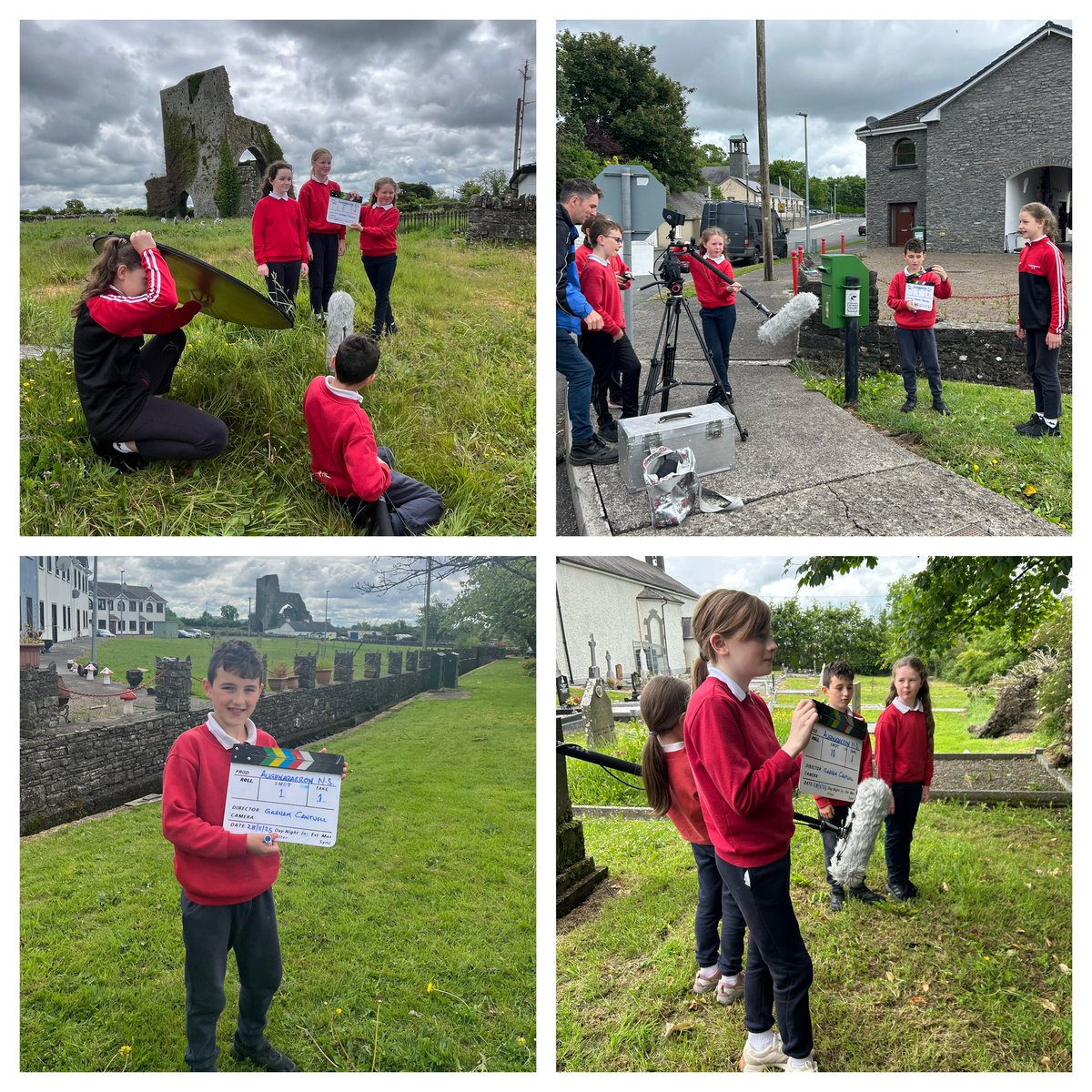 🎬 A HUGE shout-out to our brilliant film crew! Over 2 days, we’ve covered all subjects—from history to art—in the most fun way possible! <a href="/artscouncil_ie/">The Arts Council / An Chomhairle Ealaíon</a> 
🎉 Here's to 75 years of Aughnagarron! #75YearsStrong #YoungFilmmakers