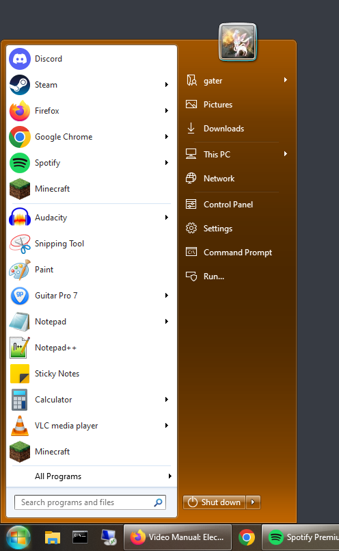 spacekittyband's tweet photo. i made a lot of changes to my computer to try to make it faster or at least feel faster after reinstalling win10. i think this has to be one of my favs... along with minimizing a lot of what comes up with windows search... genuinely makes me happy to use :P https://t.co/E3XBj0Tsfw