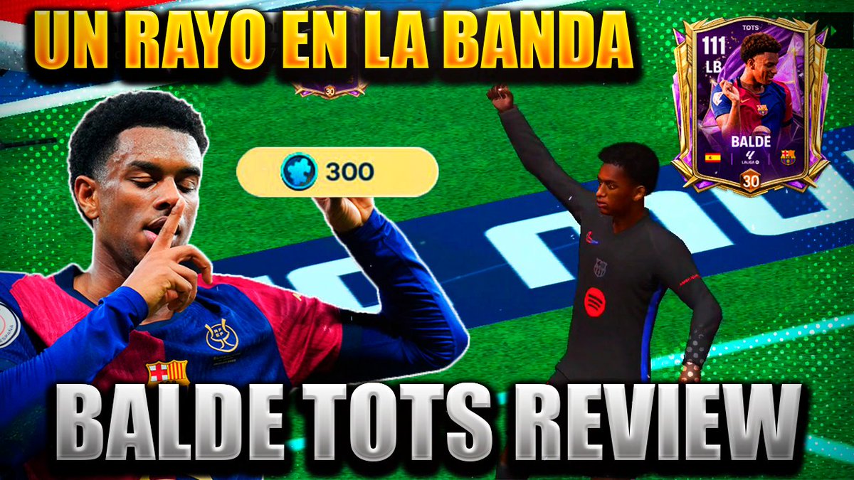 Ya esta subida mi nueva review en el canal y esta vez estaré probando a la nueva ganga de los Tots😮‼️

Saqué a Balde de 106 de GRL y lo probé al máximo por solo 300 fragmentos⚡🔝

Video:youtu.be/FOLjRPmWNrE?si…

Vayan a ver al nuevo lateral económico del evento y dejar su like👍