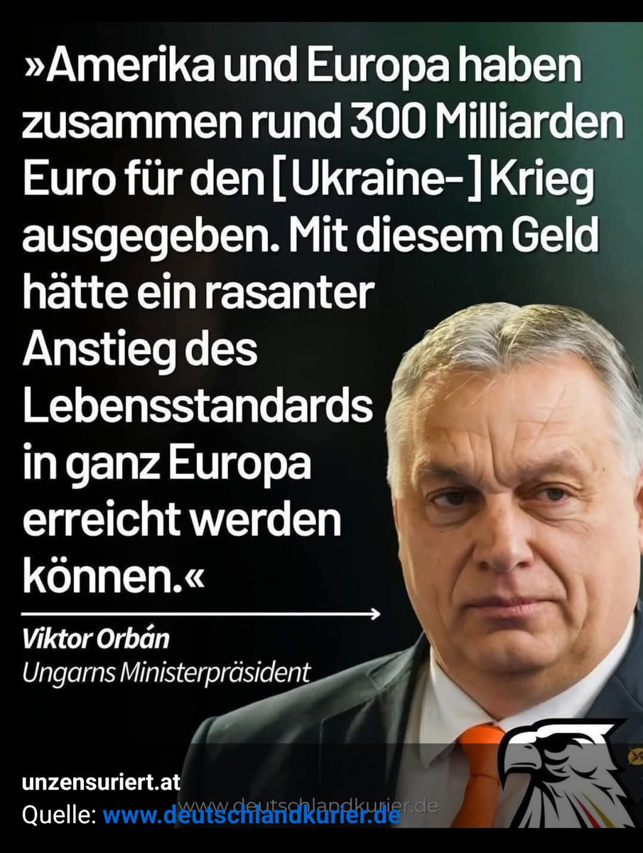 Und wieder muss ich ihm zu 💯 zustimmen. Warum werden solche Tatsachen von den meisten Menschen in Europa ignoriert? 
Viele wollen lieber, dass weiter Steuergelder in einen Krieg gesteckt werden, der schon lange hätte enden müssen.
