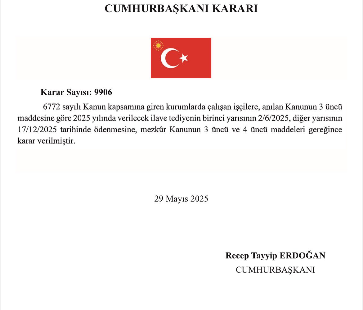 İlave Tediye Ödeme Günleri Belli Oldu!

2025 yılına ait 3. İlave Tediye ödemesi 2 Haziran 2025 Pazartesi günü yapılacak.
Son taksit ise 17 Aralık 2025 Çarşamba günü hesaplara yatacak.

Tüm kamu işçilerine hayırlı olsun!