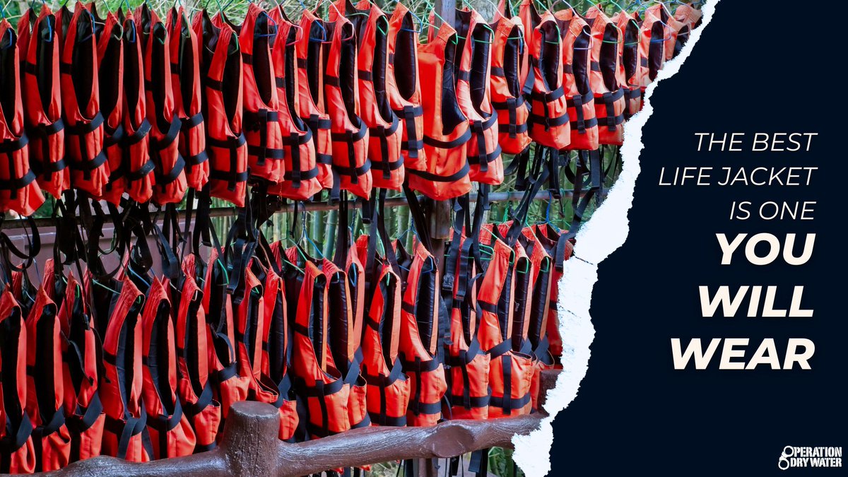 During your trip, make sure everyone – including experienced swimmers – wears a properly fitting U.S. Coast Guard-approved life jacket suited for the specific water activity. #WearIt #ODW25