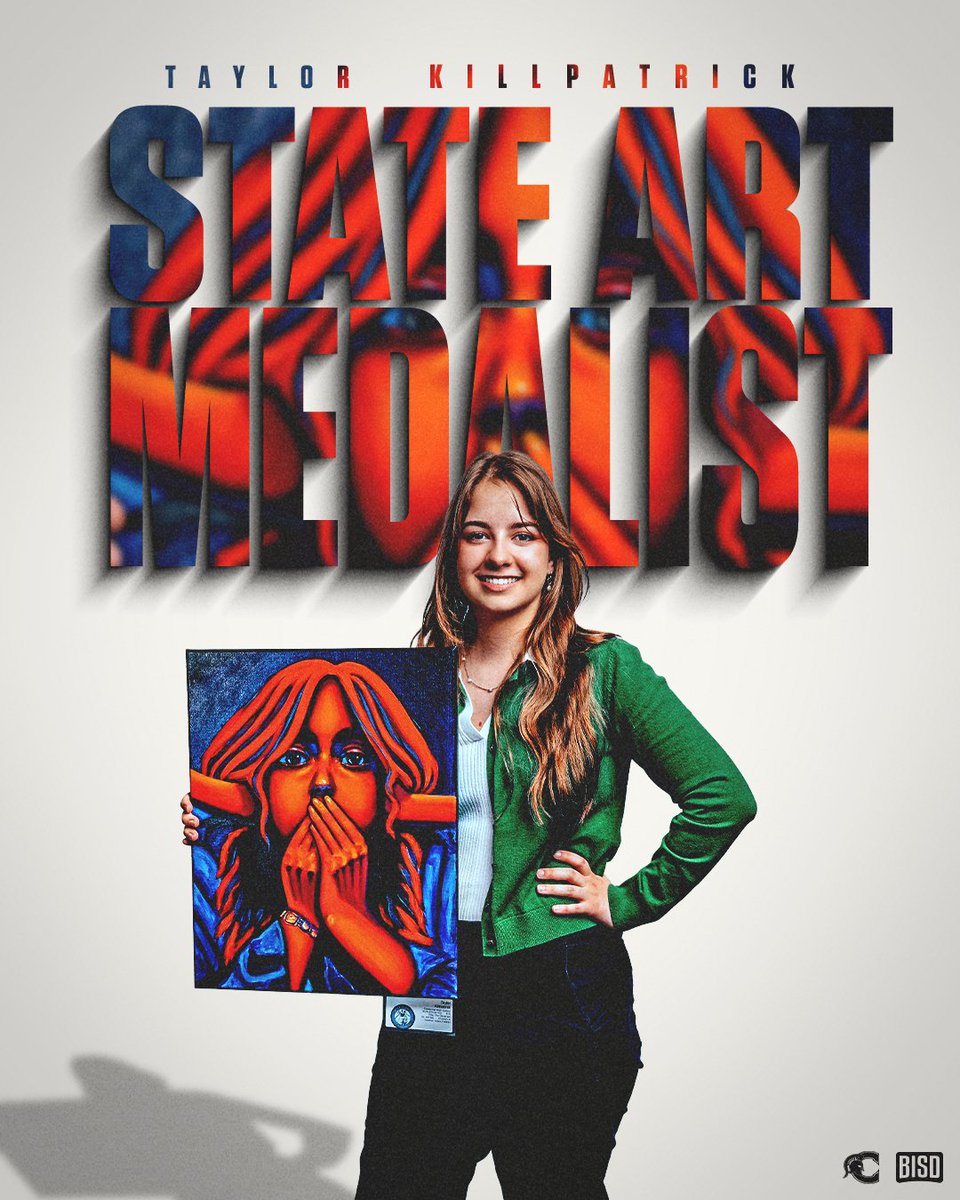 BurlesonISD (@burlesonisd) on Twitter photo Taylor Killpatrick medaled at the State Visual Arts Scholastic Event (VASE) with an Exemplary Rating (IV). Congratulations! ๐
<a href="/spARTanscreate/">Centennial spARTans</a> | #BISDstandout #BISDgreatness Taylor Killpatrick medaled at the State Visual Arts Scholastic Event (VASE) with an Exemplary Rating (IV). Congratulations! ๐
<a href="/spARTanscreate/">Centennial spARTans</a> | #BISDstandout #BISDgreatness