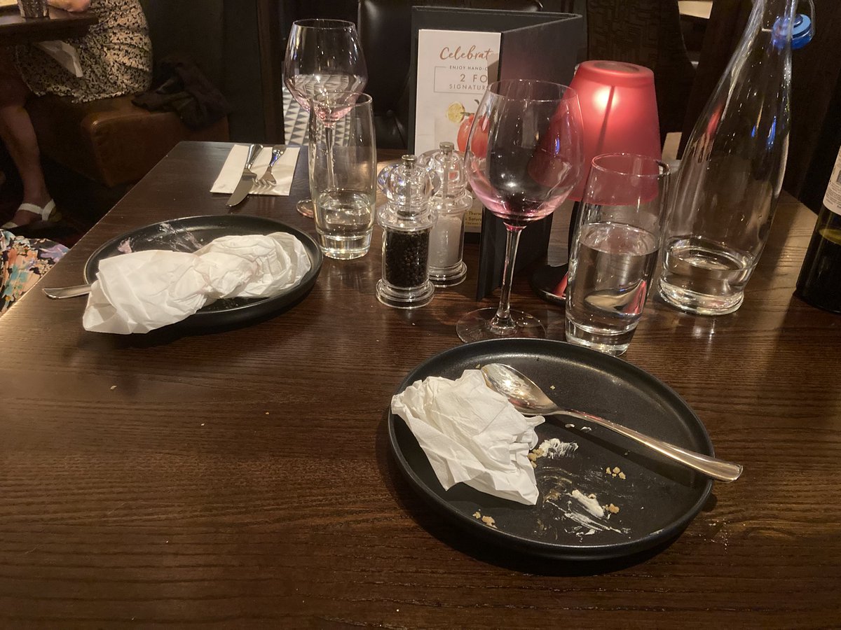 Rob Bradshaw (@robbradshaw63) on Twitter photo Date night 👍
Out to experience the soft opening of the <a href="/MillerandCarter/">Miller & Carter</a> steakhouse at Alwalton.
Great food overall, a couple of minor issues seen but overall, as Arnie said “we’ll be back” Date night 👍
Out to experience the soft opening of the <a href="/MillerandCarter/">Miller & Carter</a> steakhouse at Alwalton.
Great food overall, a couple of minor issues seen but overall, as Arnie said “we’ll be back”