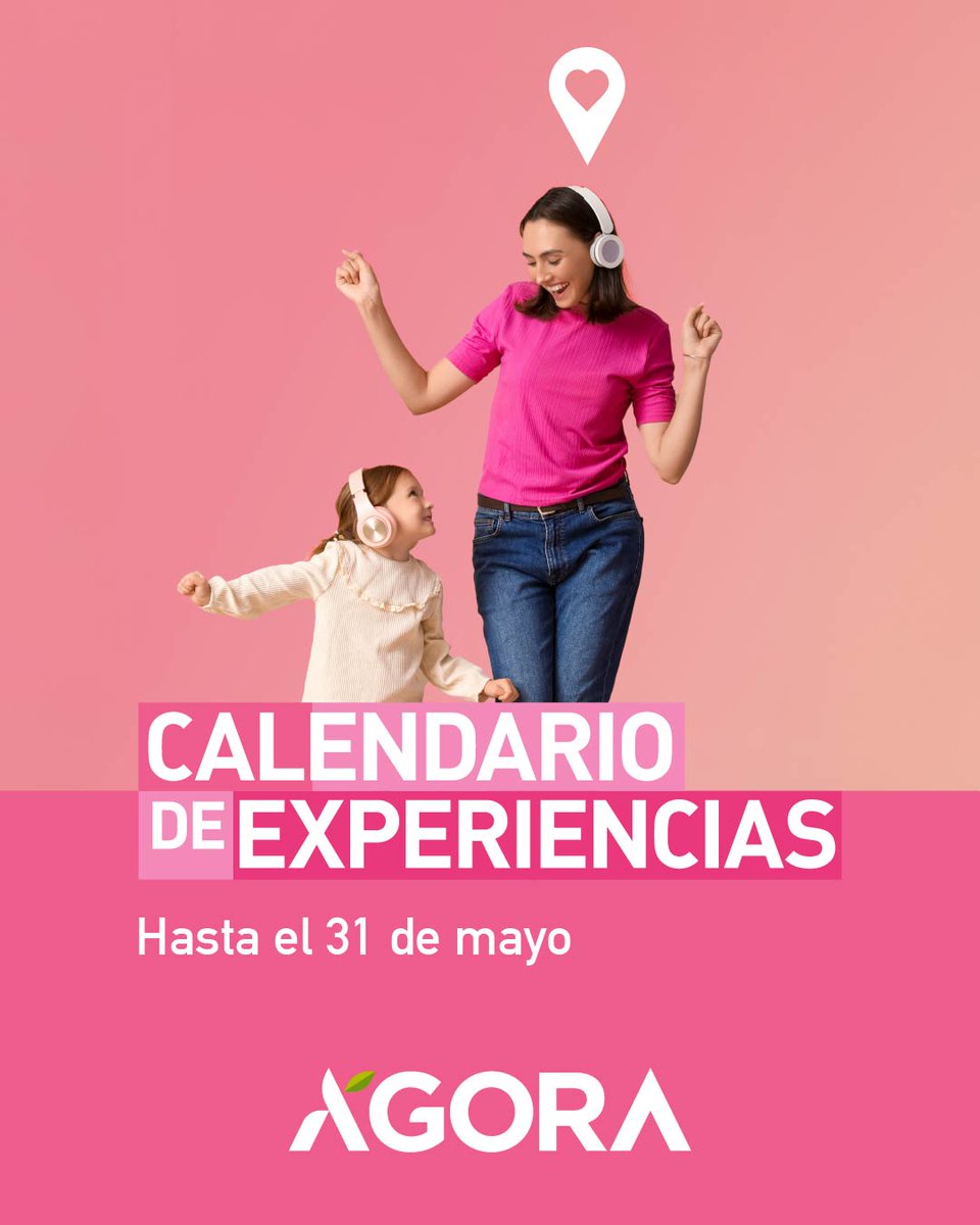 Sabemos que mamá se merece más que un solo día…
Por eso, esta semana en Ágora, celebramos todos los días con amor. 🧡

Conoce nuestro calendario de experiencias: instagram.com/p/DKHnrABNE2g/…
