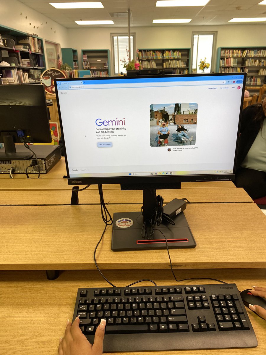 DMWCopeCenter's tweet image. Students (grades 9-12) are using Google's Gemini for Teens, an AI learning tool to help them learn, explore, and succeed in their studies and beyond.