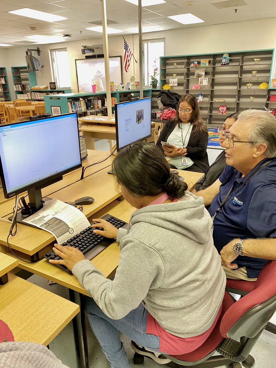 DMWCopeCenter's tweet image. Students (grades 9-12) are using Google's Gemini for Teens, an AI learning tool to help them learn, explore, and succeed in their studies and beyond.