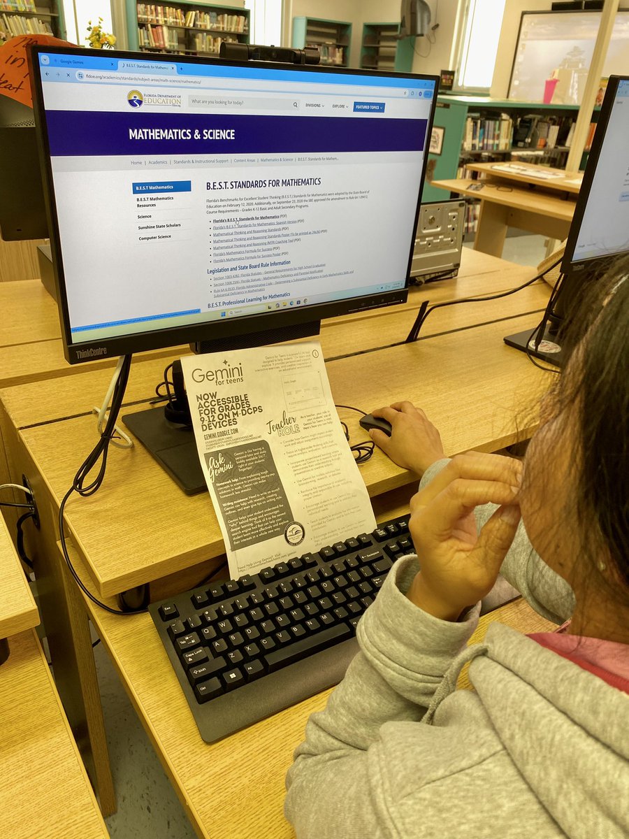 DMWCopeCenter's tweet image. Students (grades 9-12) are using Google's Gemini for Teens, an AI learning tool to help them learn, explore, and succeed in their studies and beyond.
