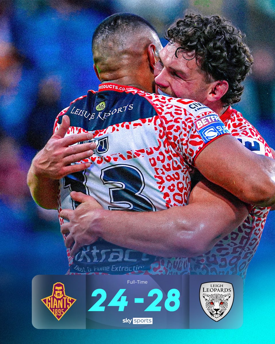 Leigh Leopards fend off a late charge from Huddersfield Giants to claim a HUGE two points 👊
