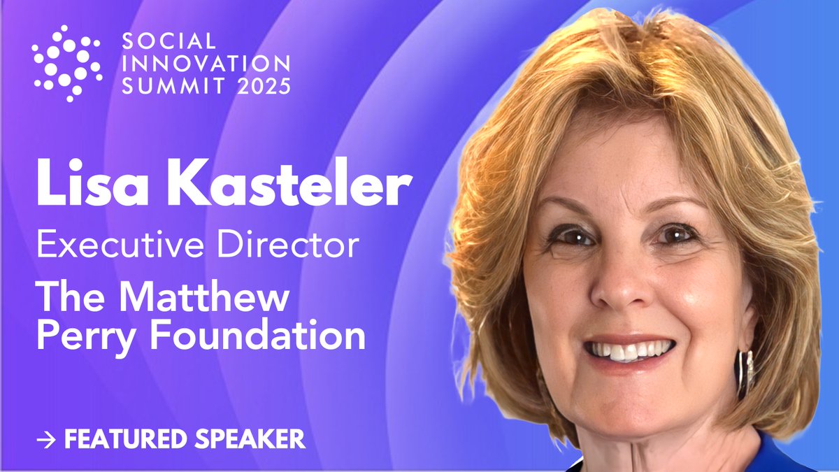 We’re thrilled to share that our Executive Director, Lisa Kasteler, will be speaking at Social Innovation Summit in San Francisco! The Summit brings together an incredible mix of leaders focused on building solutions that move the needle. Learn more socialinnovation.com #SIS25