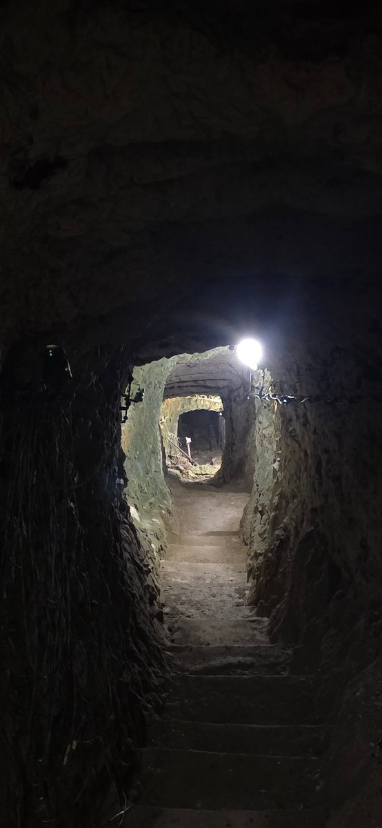 BBTLLP's tweet photo. What a first day recapping a grandfather's story! A brilliant tour of the tunnels at #Vimy including the 80m shaft, then onto the field & trench line he sadly fell at #StEloi just wks before the big battle. Last stop, his final resting place in Ecoivres @CWGC #Cemetery. https://t.co/Ig1GTeFDCB