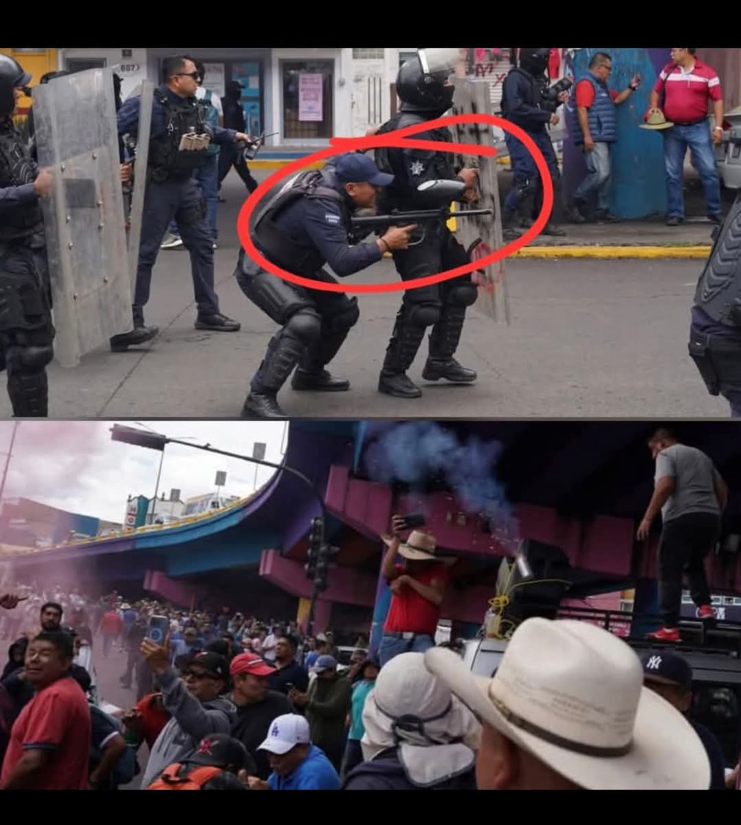 Lev Velazquez (@levmx666) on Twitter photo Cómo ya saben ustedes, Michoacán es una entidad azotada por el narco.
Sin embargo, el gobierno morenista de <a href="/ARBedolla/">Alfredo Ramírez Bedolla</a> utiliza la guardia civil para reprimir maestros.
29 de mayo, profesores intentan tomar las vías del tren, que sirven de propiedad de Kansas City. Cómo ya saben ustedes, Michoacán es una entidad azotada por el narco.
Sin embargo, el gobierno morenista de <a href="/ARBedolla/">Alfredo Ramírez Bedolla</a> utiliza la guardia civil para reprimir maestros.
29 de mayo, profesores intentan tomar las vías del tren, que sirven de propiedad de Kansas City.