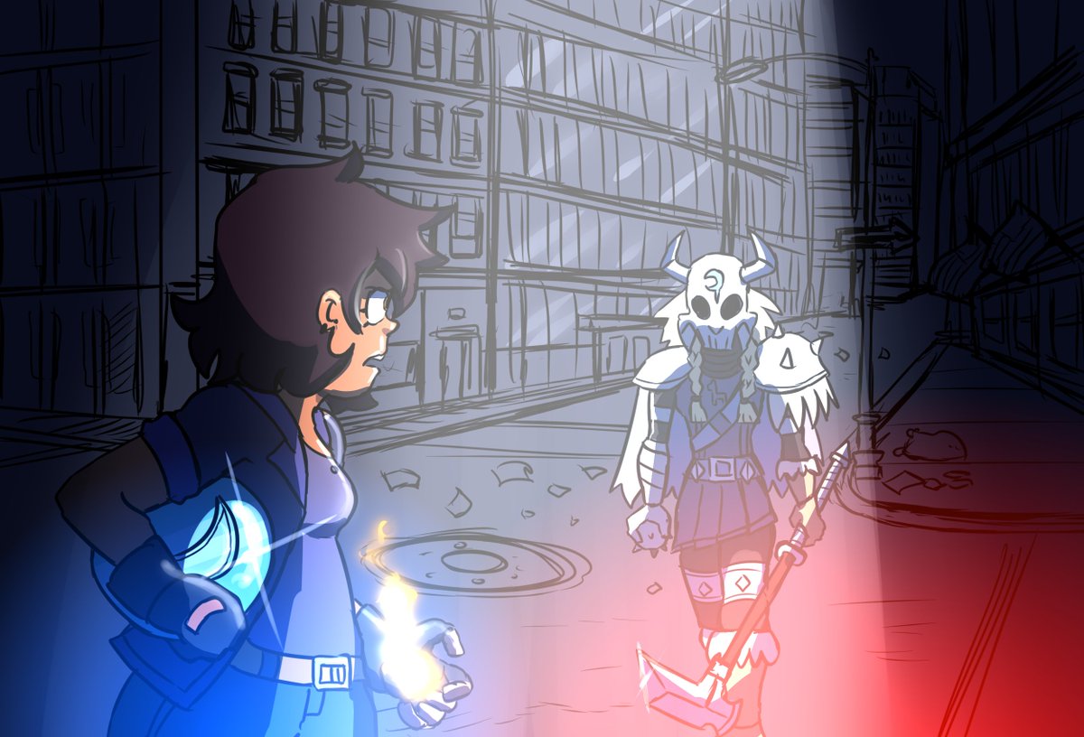 Mientras el AU de Periwinkle Empire sigue su curso, Empecé a escribir su fanfic gemelo: Megidon, o el de la Luz gordis. El tópico del apocalipsis se mantiene, pero con el agregado de que abarcara también al reino de la tierra y el plano celeste.