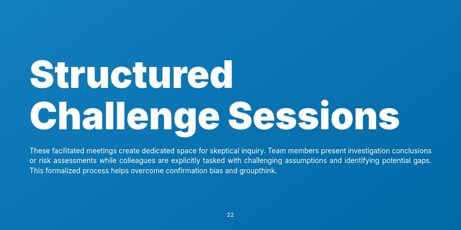 What techniques have you used to help develop professional skepticism within your transaction monitoring team?