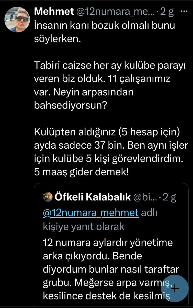 İşte kulübümüzün geldiği nokta. 

12 Numara isimli her devrin adamı olan sayfanın sahibi Mehmet Alakuş (<a href="/12numara_mehmet/">Mehmet</a>) 8 sene boyunca Fenerbahçe kulübünde maaşlı olarak çalışıyor. Sonrasında kulüpten ayrılıyor ve 2023’te bir ajans kuruyor. Ajansın ismi “Mana İstanbul”. Ajansta