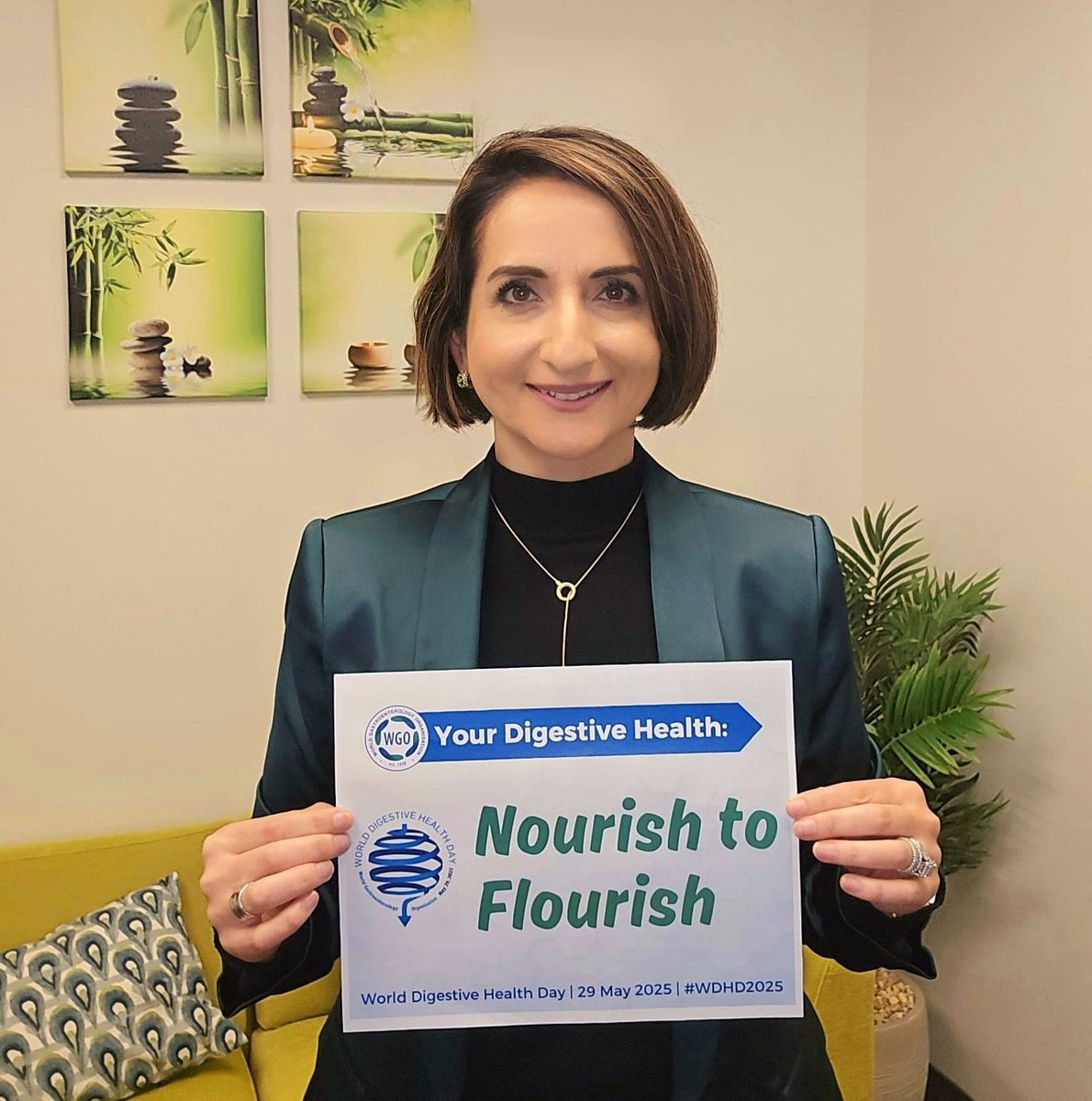 Anita Afzali MD, MPH, MHCM, FACG, AGAF (@ibd_afzali) on Twitter photo Share your tips for #NourishToFlourish today for World Digestive Health Day 🌏 #WDHD2025 #YourDigestiveHealth
🌸 Tip: Careful for what you consume or feed into your body 🧠🍽👂👀
Share yours 📸
<a href="/WorldGastroOrg/">World Gastroenterology Organisation (WGO)</a> <a href="/ttham1/">Tony Tham</a> <a href="/AberraHanna/">Hanna Aberra (MD,PhD)</a> <a href="/BlanariuGilca/">Georgiana Gilca-Blanariu</a> Share your tips for #NourishToFlourish today for World Digestive Health Day 🌏 #WDHD2025 #YourDigestiveHealth
🌸 Tip: Careful for what you consume or feed into your body 🧠🍽👂👀
Share yours 📸
<a href="/WorldGastroOrg/">World Gastroenterology Organisation (WGO)</a> <a href="/ttham1/">Tony Tham</a> <a href="/AberraHanna/">Hanna Aberra (MD,PhD)</a> <a href="/BlanariuGilca/">Georgiana Gilca-Blanariu</a>