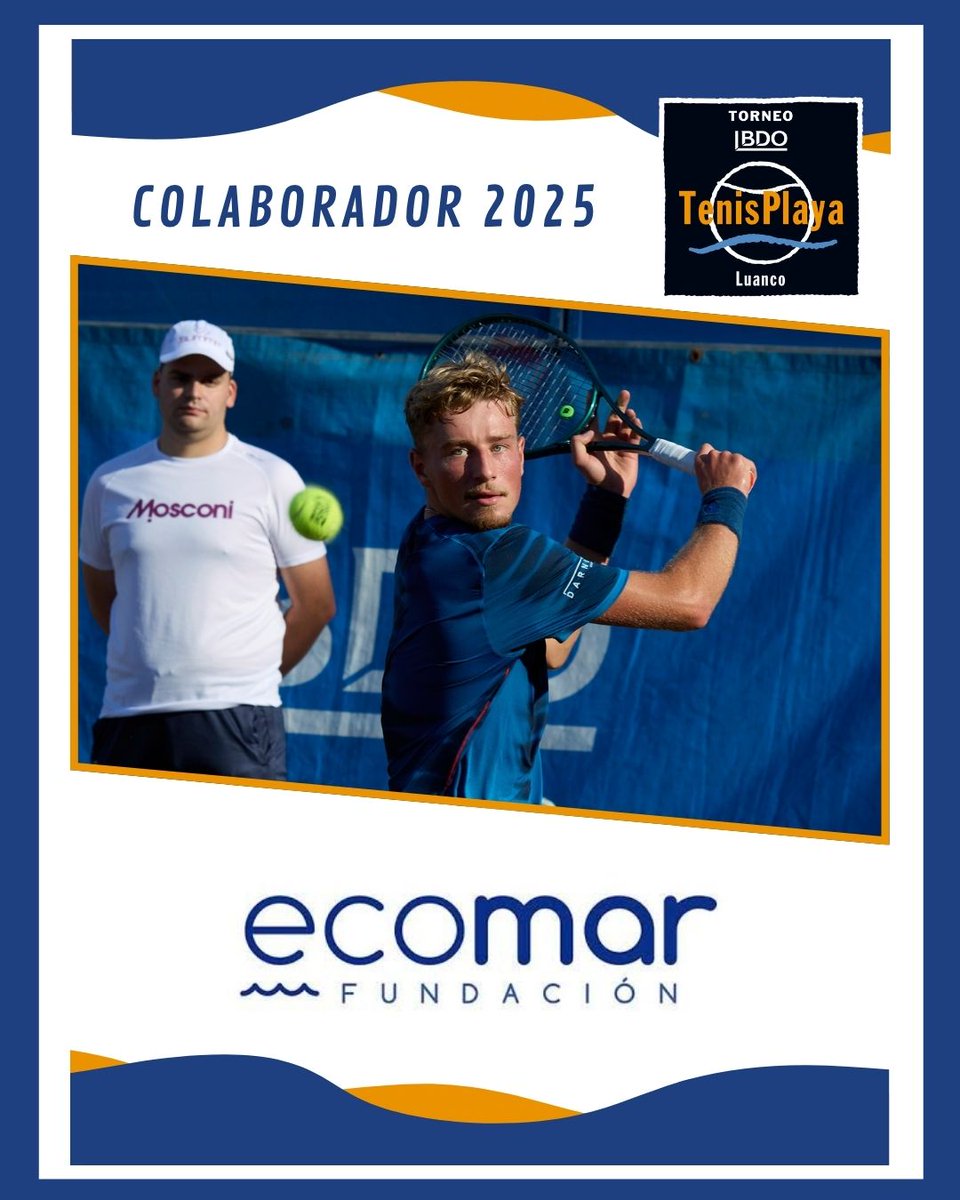 Torneo BDO Tenis Playa de Luanco (@tenisluanco) on Twitter photo El mejor #tenis en la playa de La Ribera cada año, gracias a nuestra gran #familia de #patrocinadores y #colaboradores 🔝 Y éste año, también el reto Tenis Challenger Cabo Peñas
📌 Colaborador
<a href="/FundacionEcomar/">Fundación Ecomar</a>, fans del mar
#TorneoBDOTenisPlaya
#TorneoBDOTenisPlayaLuanco El mejor #tenis en la playa de La Ribera cada año, gracias a nuestra gran #familia de #patrocinadores y #colaboradores 🔝 Y éste año, también el reto Tenis Challenger Cabo Peñas
📌 Colaborador
<a href="/FundacionEcomar/">Fundación Ecomar</a>, fans del mar
#TorneoBDOTenisPlaya
#TorneoBDOTenisPlayaLuanco