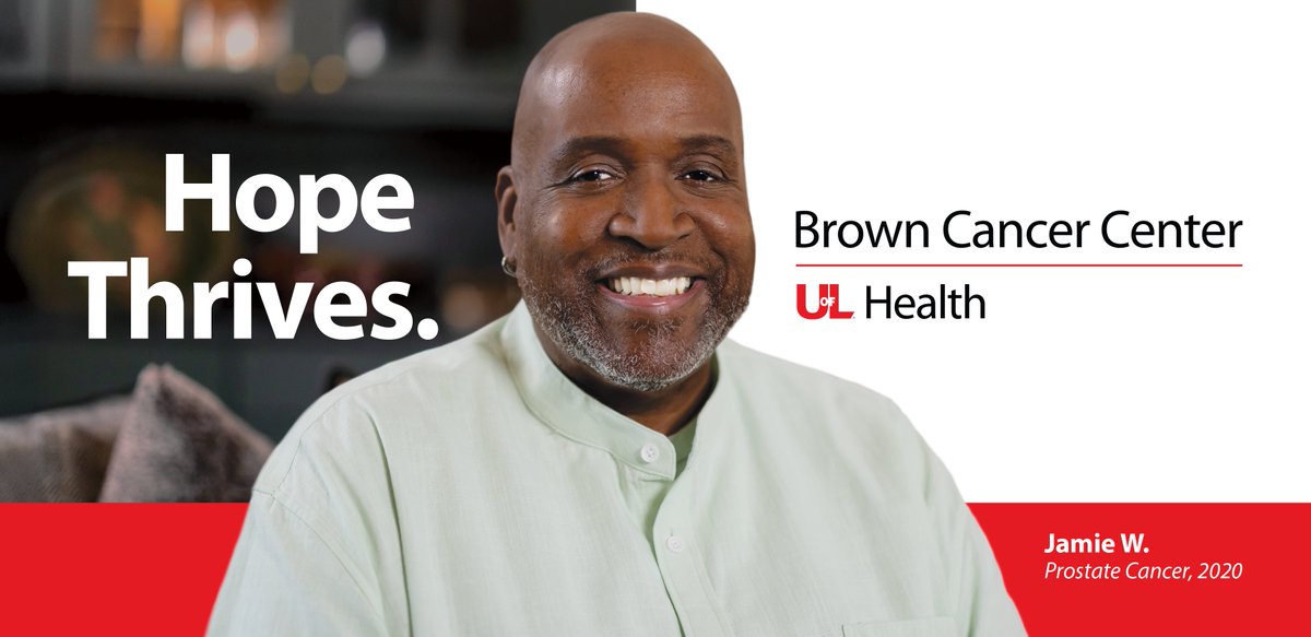 UofL Health (@uoflhealth) on Twitter photo Jamie Ware was diagnosed with prostate cancer on New Years Day 2020. Thanks to the holistic care provided by UofL Health – Brown Cancer Center, Jamie improved overall wellness by reducing anxiety and stress, and restoring balance to physical, emotional and mental levels during Jamie Ware was diagnosed with prostate cancer on New Years Day 2020. Thanks to the holistic care provided by UofL Health – Brown Cancer Center, Jamie improved overall wellness by reducing anxiety and stress, and restoring balance to physical, emotional and mental levels during