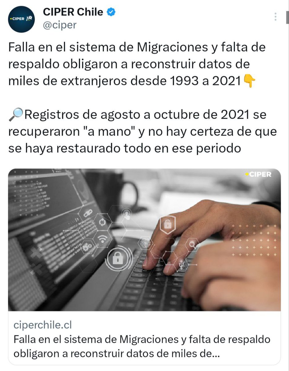 ¿Saben por qué no podemos expulsar a los migrantes irregalurares de bandas criminales que trajo Piñera desde Cúcuta? Porque a Chadwick se le perdió la base de datos mientras fue ministro del interior de su primo. ¡Ya basta! Chadwick devuelve la lista negra de bandas criminales