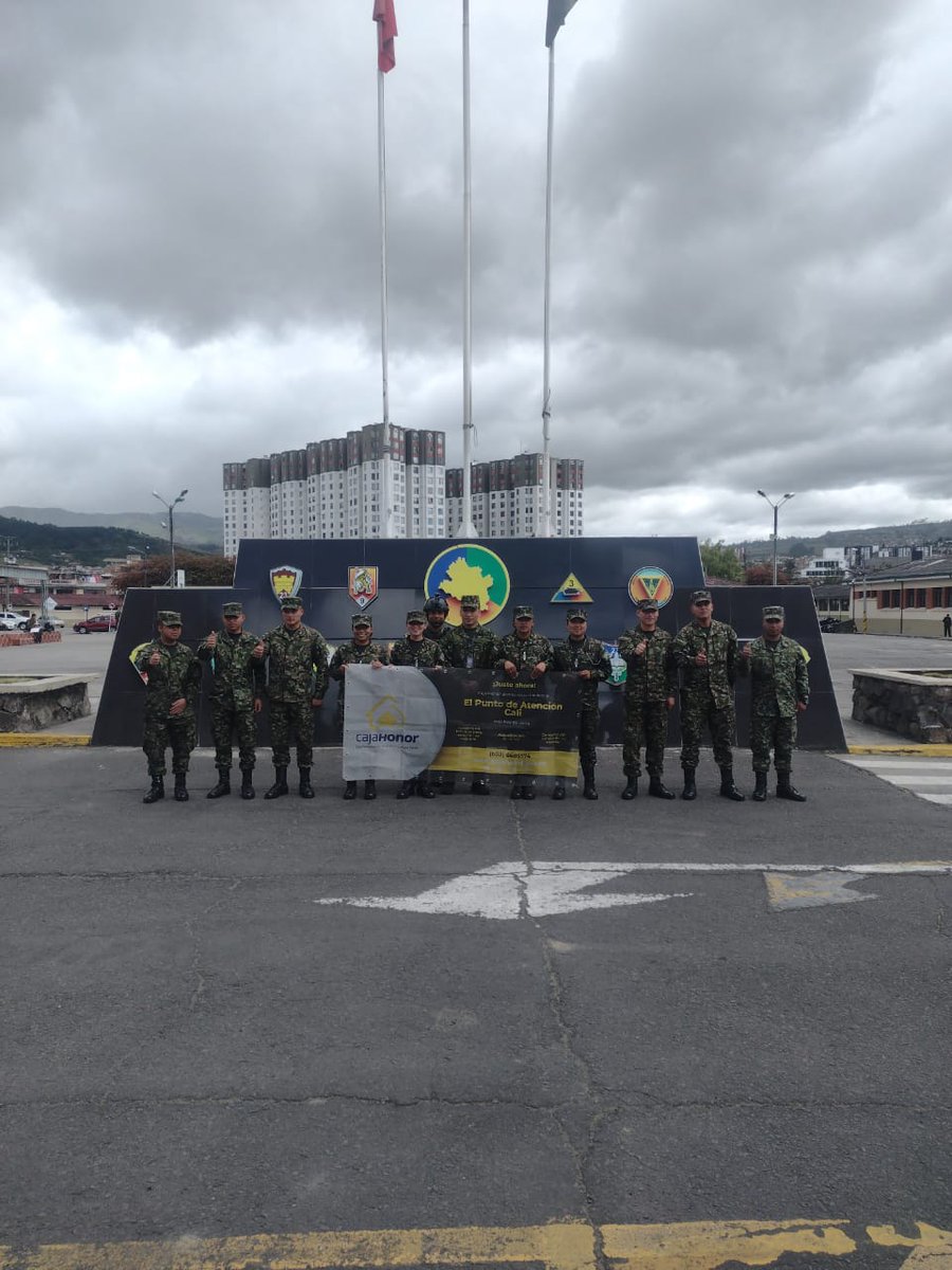 #BuenasNoticias💥📷Caja Honor brindó información general de los modelos de solución de vivienda a diferentes uniformados en el BITER No. 23 en Pasto 📷