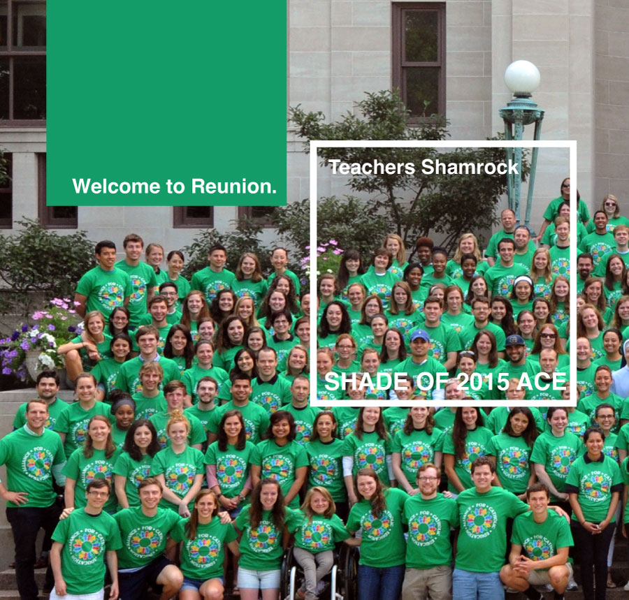 Welcome back, ACErs! It's a colorful time to be on campus with ACE 32 about to arrive and @notredame alumni reunion kicking off! Here are just a few of our picks for this weekend's colors. #ndalumni #ndreunion25
