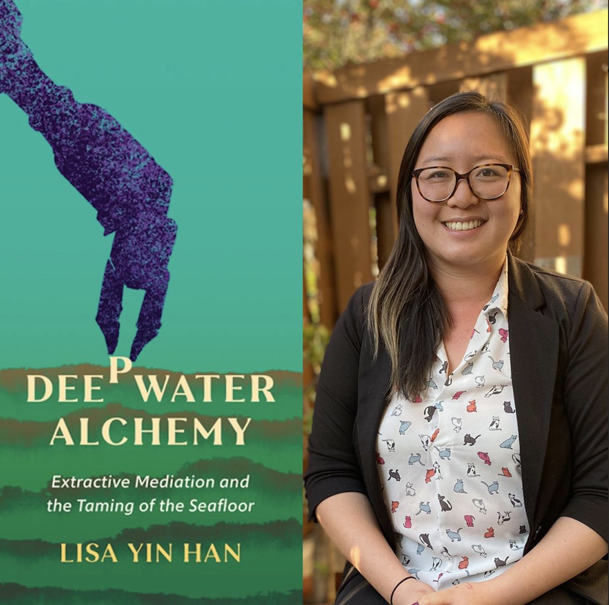 Congratulations to Assistant Professor of Media Studies Lisa Han for winning the Ludwik Fleck Prize! The Society for Social Studies of Science chose Han for her book "Deepwater Alchemy: Extractive Mediation and the Taming of the Sea Floor." Learn more: ow.ly/AFex50VZEuX.