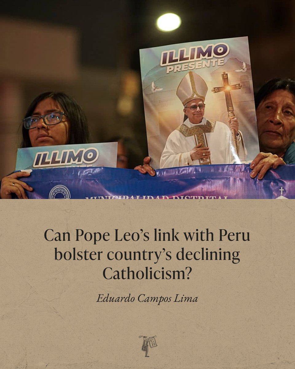 🇵🇪 Even with a new Pope tied to Peru, Catholic numbers are falling. Whilst Evangelicals have sharply risen. What’s fuelling Peru’s quiet religious revolution?

Read here ➡️ heraldl.ink/peru-leo

#Peru #Pope #CatholicRevival