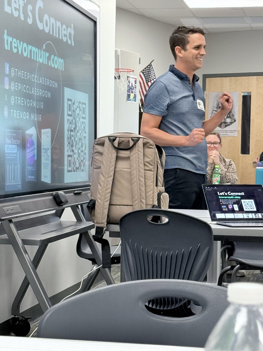 Love any opportunity to get to work with the amazing <a href="/TrevorMuir/">Trevor Muir</a>!🥰💻👩‍🏫✏️