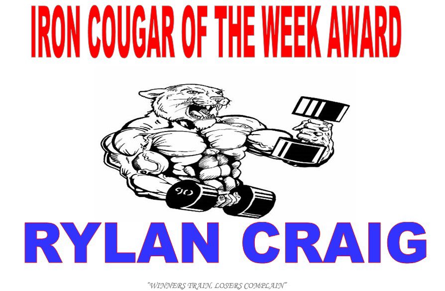 Great work this week Rylan
DEFY LIMITS
EMBRACE EXCELLENCE