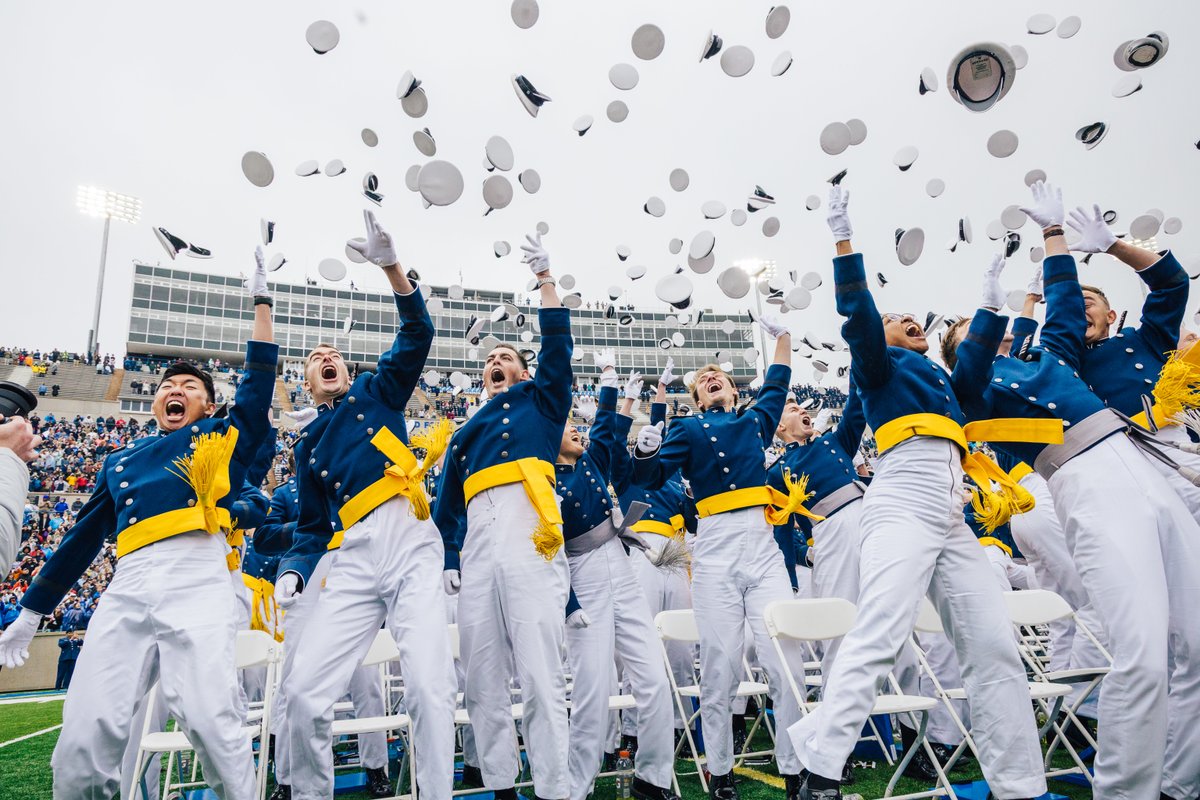 USAFA AOG (@airforcegrads) on Twitter photo Dr. Troy Meink, secretary of the Air Force, addressed the <a href="/af_academy/">U.S. Air Force Academy</a> Class of 2025, their families and friends, and Academy staff during a misty morning graduation ceremony in Falcon Stadium. View more photos: bit.ly/450gDUr
Class of #USAFA2025...dismissed! Dr. Troy Meink, secretary of the Air Force, addressed the <a href="/af_academy/">U.S. Air Force Academy</a> Class of 2025, their families and friends, and Academy staff during a misty morning graduation ceremony in Falcon Stadium. View more photos: bit.ly/450gDUr
Class of #USAFA2025...dismissed!