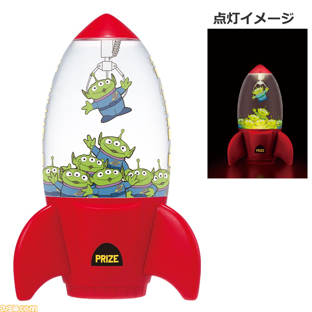 トイストーリー』でおなじみピザ・プラネットのロケット型クレーン