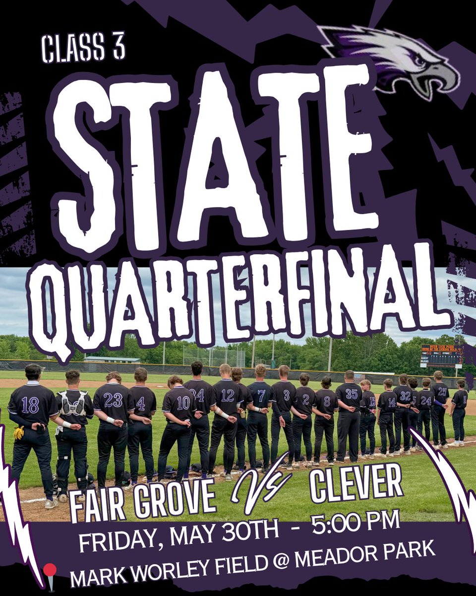 Quarterfinal update and location change: