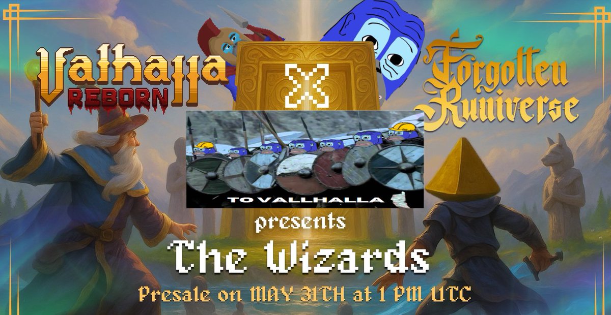 Ronin Monke (@ronkeonron) on Twitter photo 🔥ANOTHER DAY ANOTHER GIVEAWAY🔥
🧙♂️VALHALLA WIZARDS MINT 🧙♂️
4 GTD & 8 FCFS
🔹FOLLOW <a href="/RonkeOnRon/">Ronin Monke</a> & <a href="/Valhalla_Reborn/">Valhalla Reborn</a>
🔹LIKE & RT
🔹DROP ADDRESS (NO RNS)
🔹RONKE PFP 🔥ANOTHER DAY ANOTHER GIVEAWAY🔥
🧙♂️VALHALLA WIZARDS MINT 🧙♂️
4 GTD & 8 FCFS
🔹FOLLOW <a href="/RonkeOnRon/">Ronin Monke</a> & <a href="/Valhalla_Reborn/">Valhalla Reborn</a>
🔹LIKE & RT
🔹DROP ADDRESS (NO RNS)
🔹RONKE PFP