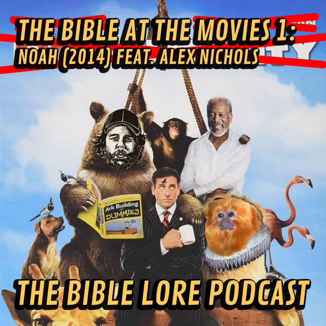 In the inaugural episode of the Bible at the Movies, I'm joined by <a href="/Lowenaffchen/">Alex Nichols</a> to talk Aronofsky's Noah, a movie that wants to be like five things and isn't great at anything but untold horror. Out on all platforms, links in the thread: